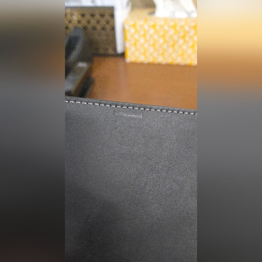 Coach Black Leather Notebook with Gold Turn-Lock - Picture 8 of 8